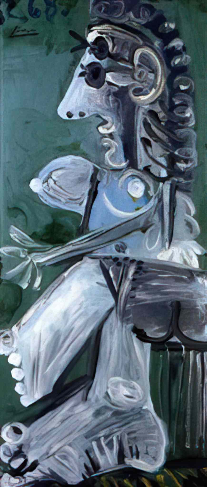 Pablo Picasso nu assis (8) Art A4 Photo Print