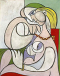 Pablo Picasso nu au collier Art A4 Photo Print