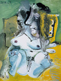 Pablo Picasso nu couché Art A4 Photo Print