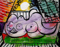 Pablo Picasso nu couche (1) Art A4 Photo Print