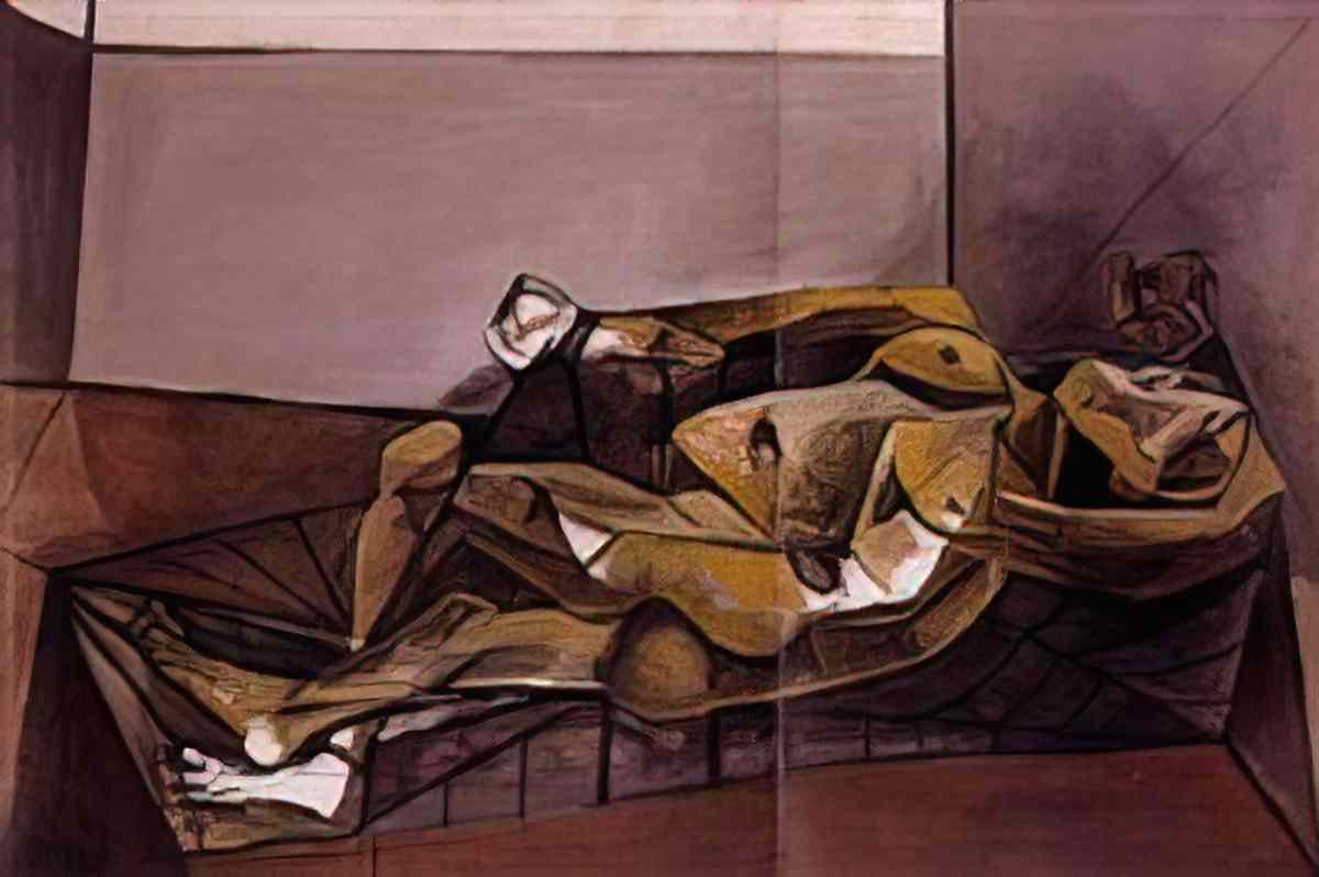 Pablo Picasso nu couche (5) Art A4 Photo Print