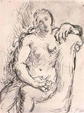 Pablo Picasso nu dans un fauteuil (1) Art A4 Photo Print