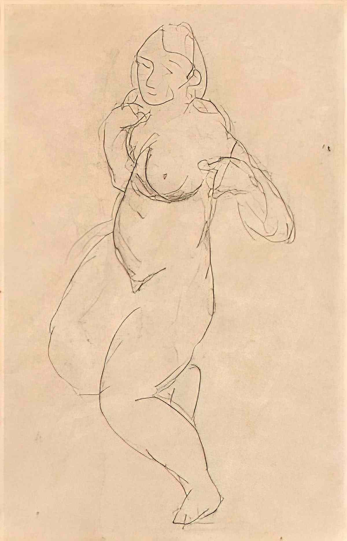 Pablo Picasso nu debout (1) Art A4 Photo Print