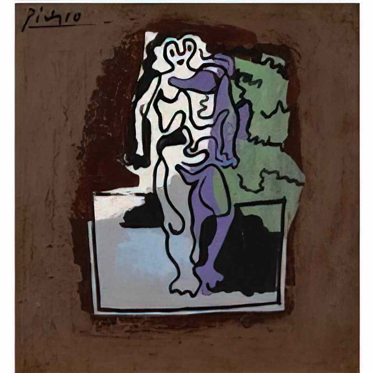 Pablo Picasso nu pour le ballet de mercure (study) Art A4 Photo Print