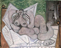 Pablo Picasso nu rose (1) Art A4 Photo Print