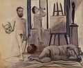 Pablo Picasso nus masculins Art A4 Photo Print