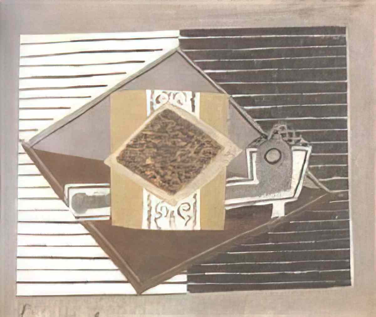 Pablo Picasso paquet de tabac et pipe Art A4 Photo Print