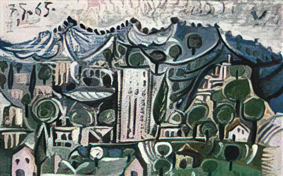 Pablo Picasso paysage (2) Art A4 Photo Print