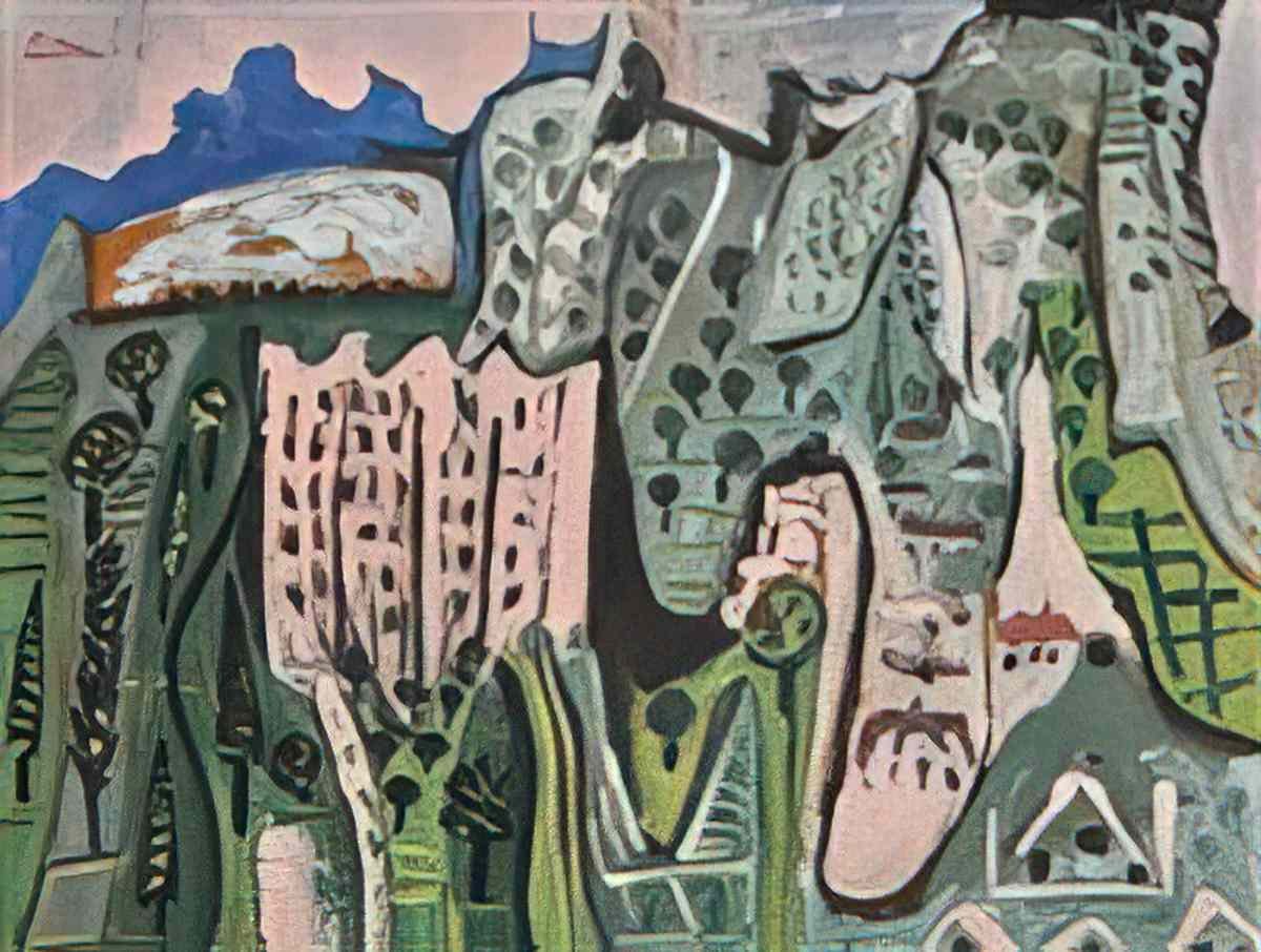 Pablo Picasso paysage (3) Art A4 Photo Print