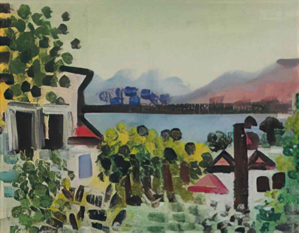 Pablo Picasso paysage (5) Art A4 Photo Print