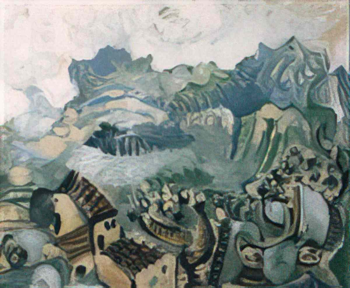 Pablo Picasso paysage (7) Art A4 Photo Print
