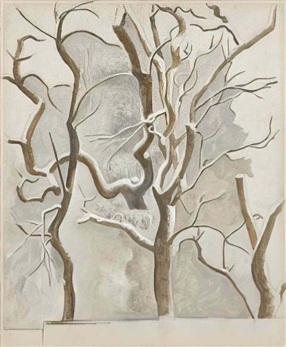 Pablo Picasso paysage de neige Art A4 Photo Print