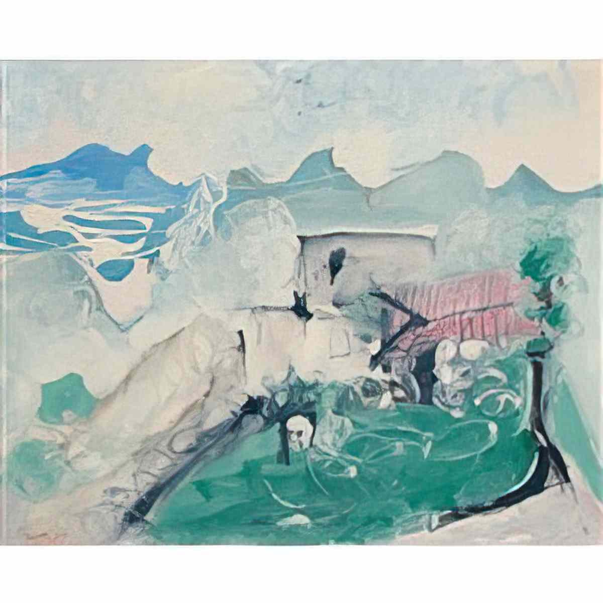 Pablo Picasso paysage de provence Art A4 Photo Print