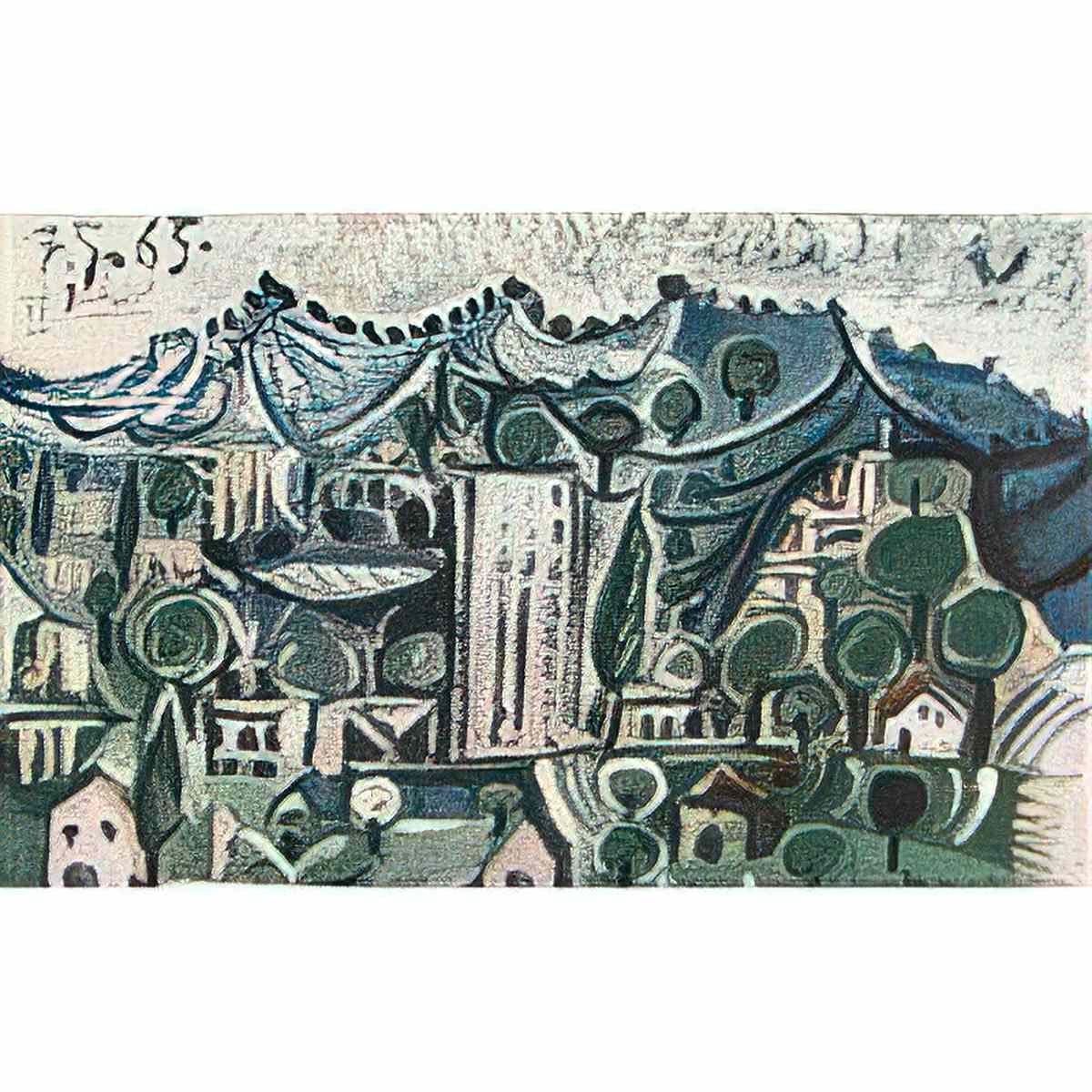 Pablo Picasso paysage desterel Art A4 Photo Print