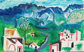 Pablo Picasso paysage, mediterraneen Art A4 Photo Print
