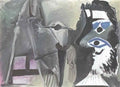 Pablo Picasso peintre au travail Art A4 Photo Print