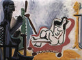 Pablo Picasso peintre et modele Art A4 Photo Print
