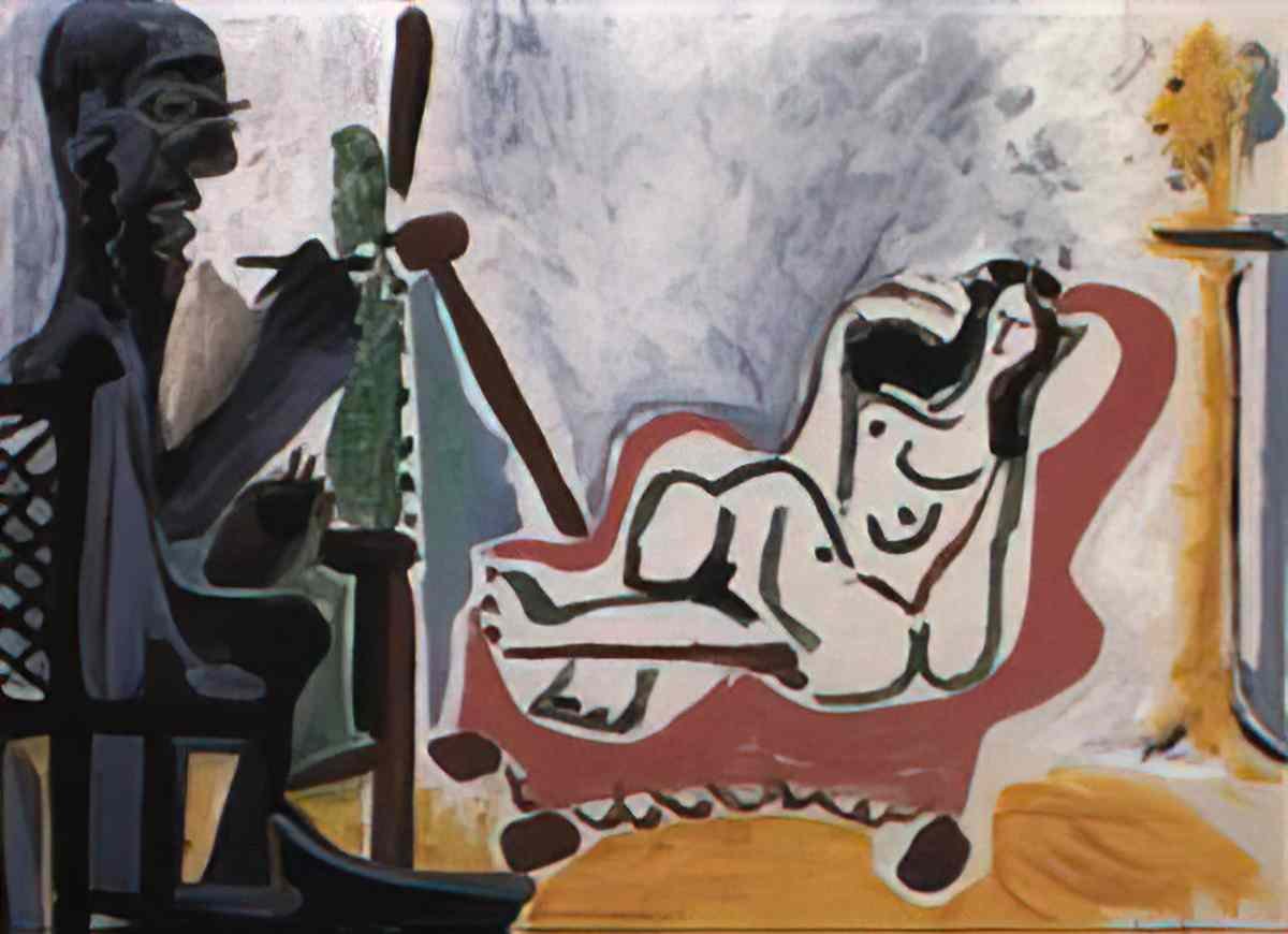Pablo Picasso peintre et modele Art A4 Photo Print