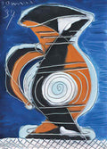 Pablo Picasso pichet orange et bleu Art A4 Photo Print