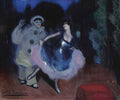 Pablo Picasso pierrot et danseuse (la danseuse bleue) Art A4 Photo Print