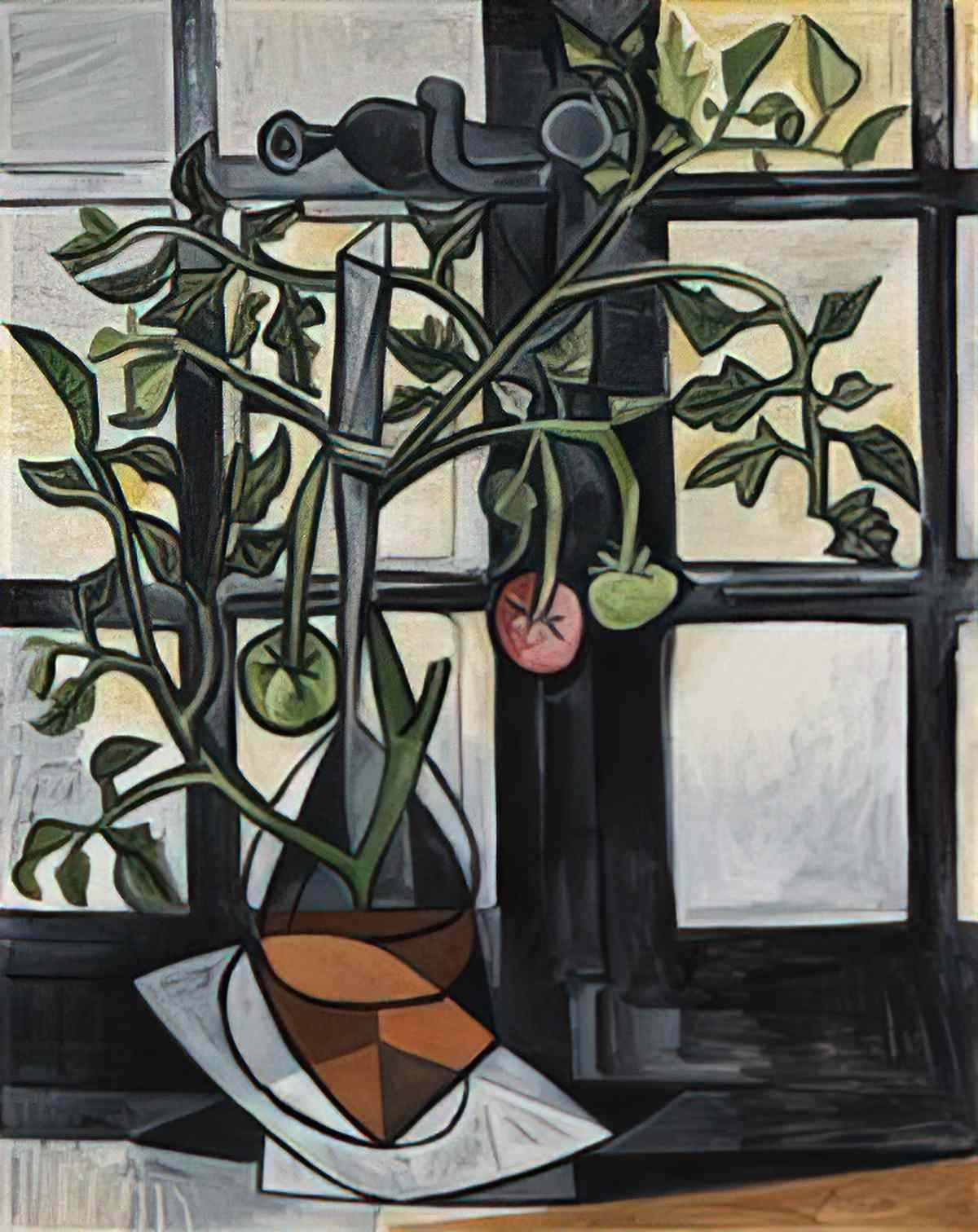Pablo Picasso plant de tomates (1) Art A4 Photo Print