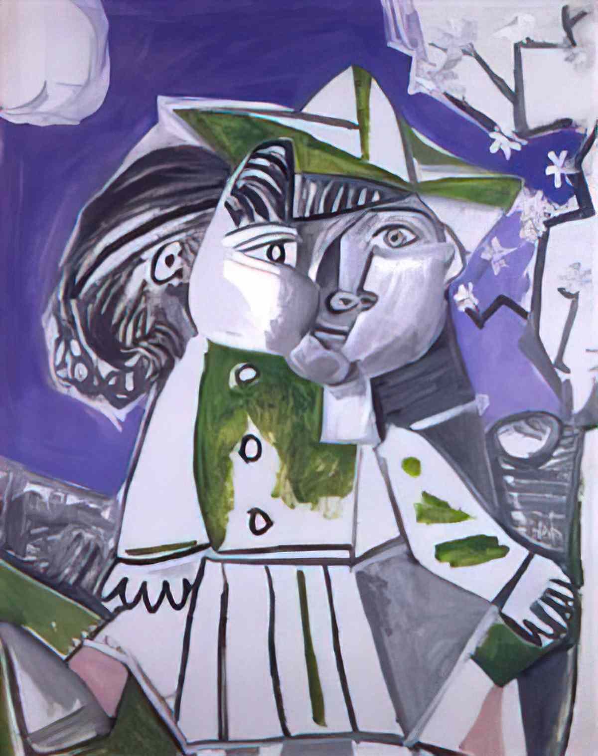 Pablo Picasso portrait (paloma) Art A4 Photo Print