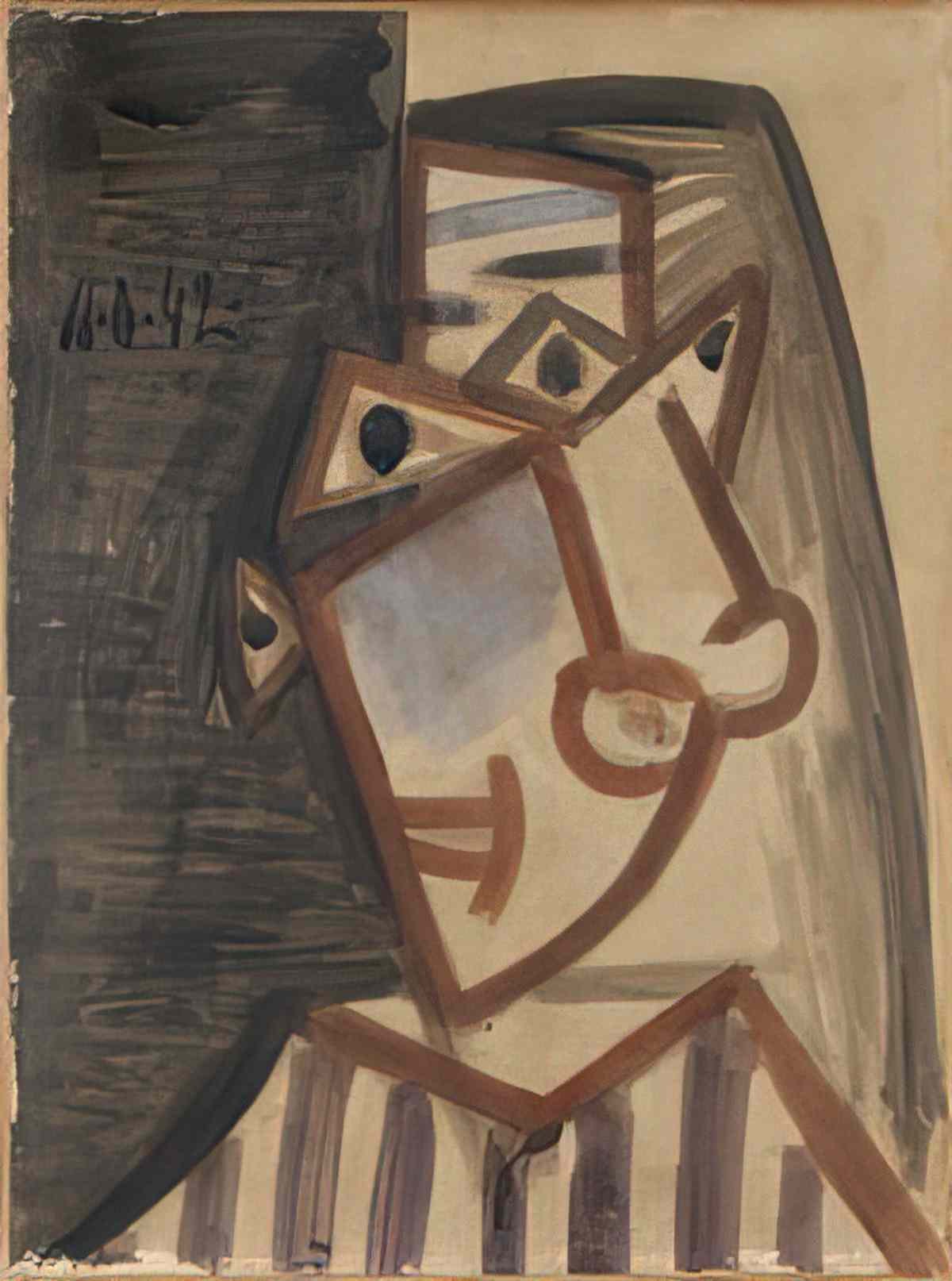 Pablo Picasso portrait de dora maar (1) Art A4 Photo Print