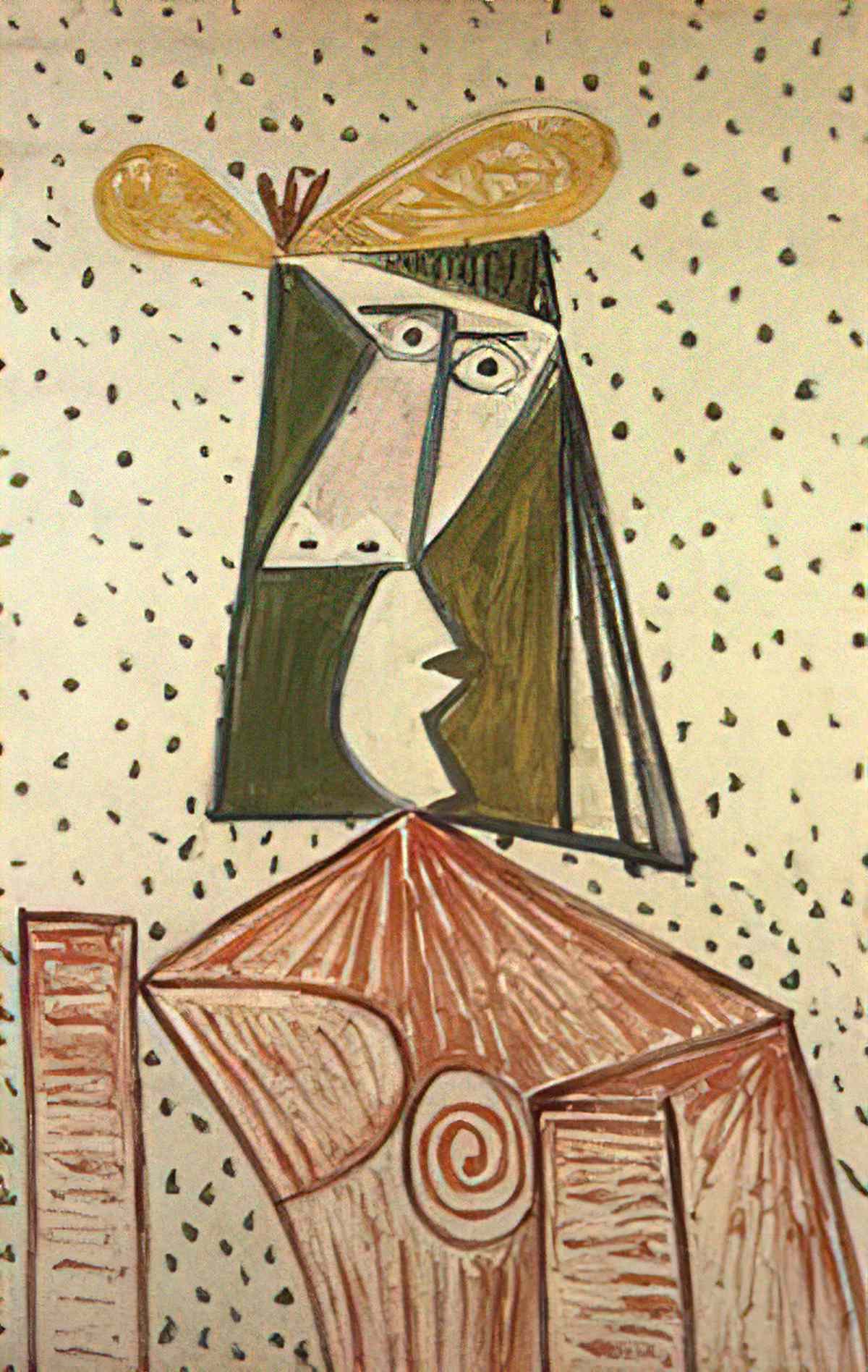 Pablo Picasso portrait de dora maar (buste de femme) Art A4 Photo Print