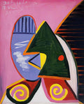 Pablo Picasso profil a la fenetre Art A4 Photo Print