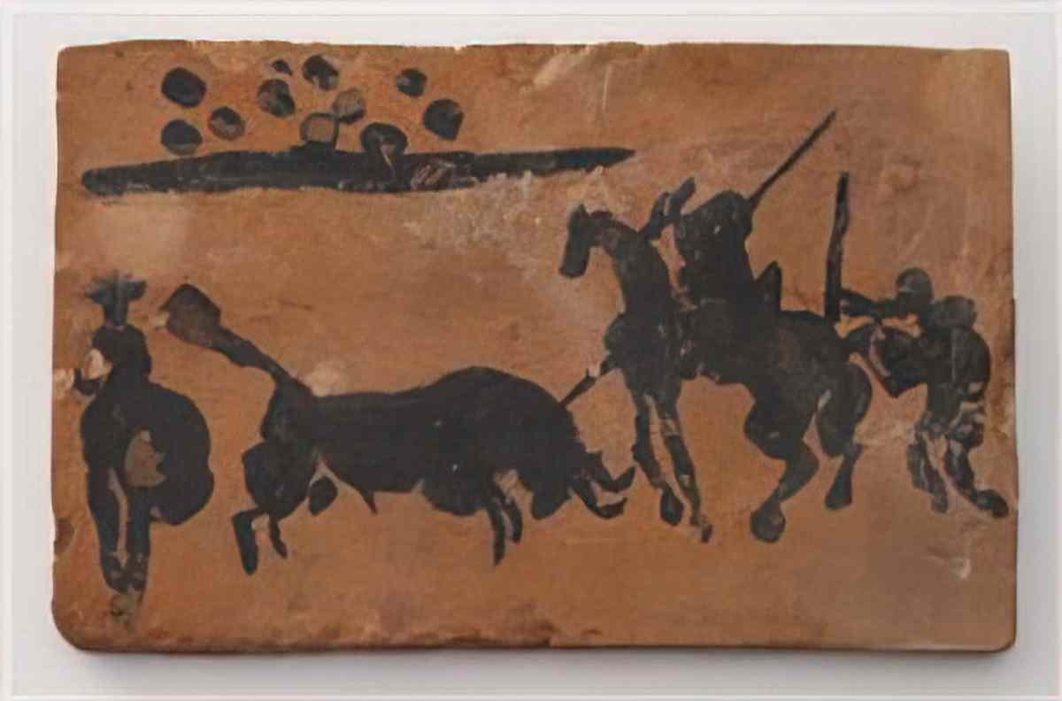 Pablo Picasso scene de tauromachique Art A4 Photo Print