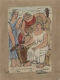 Pablo Picasso scene mythologique Art A4 Photo Print