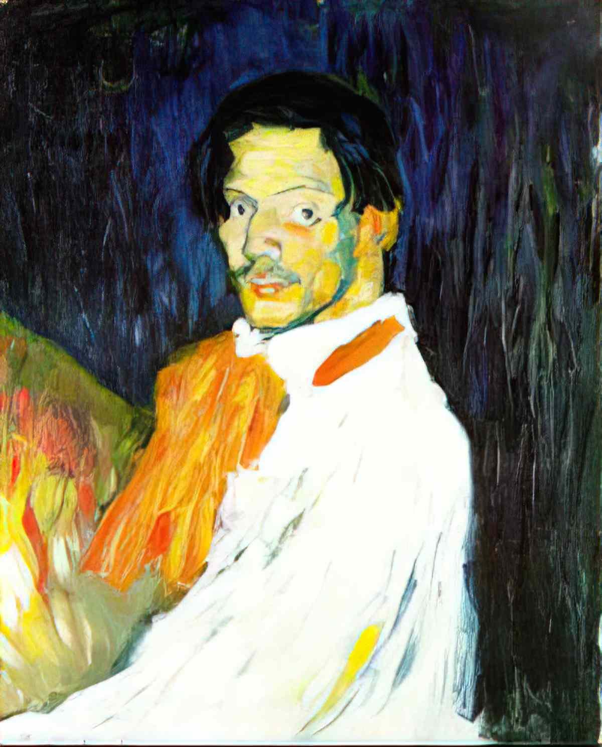 Pablo Picasso self portrait picasso Art A4 Photo Print