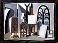 Pablo Picasso studio in a painted frame Art A4 Photo Print