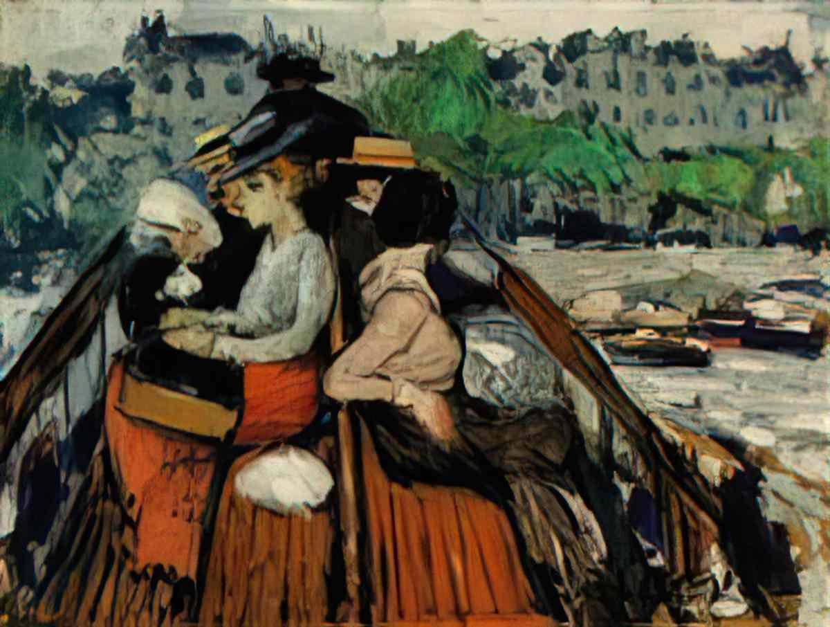 Pablo Picasso sur limperiale traversant la seine Art A4 Photo Print