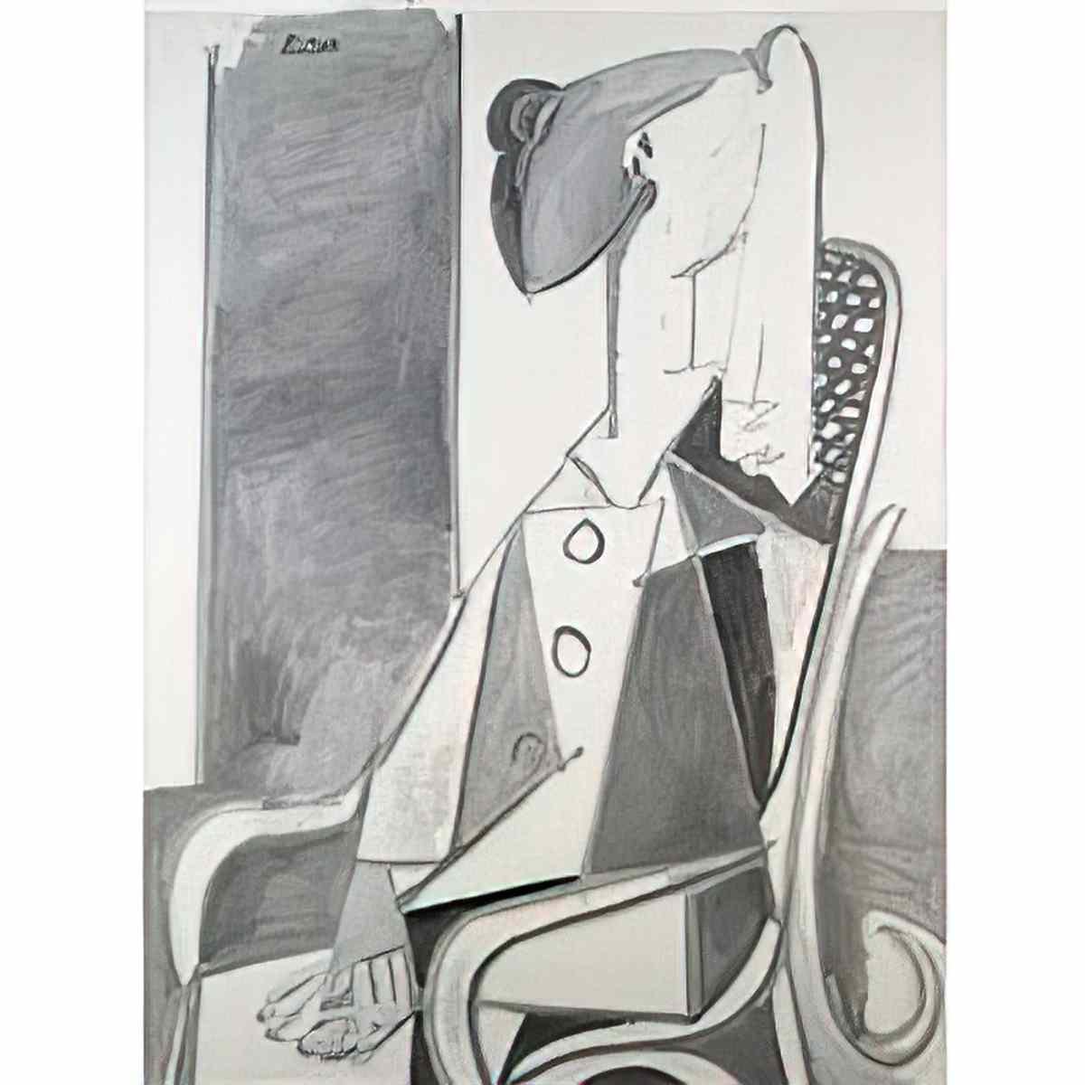 Pablo Picasso sylvette (1) Art A4 Photo Print