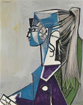 Pablo Picasso sylvette au fauteuil vert Art A4 Photo Print