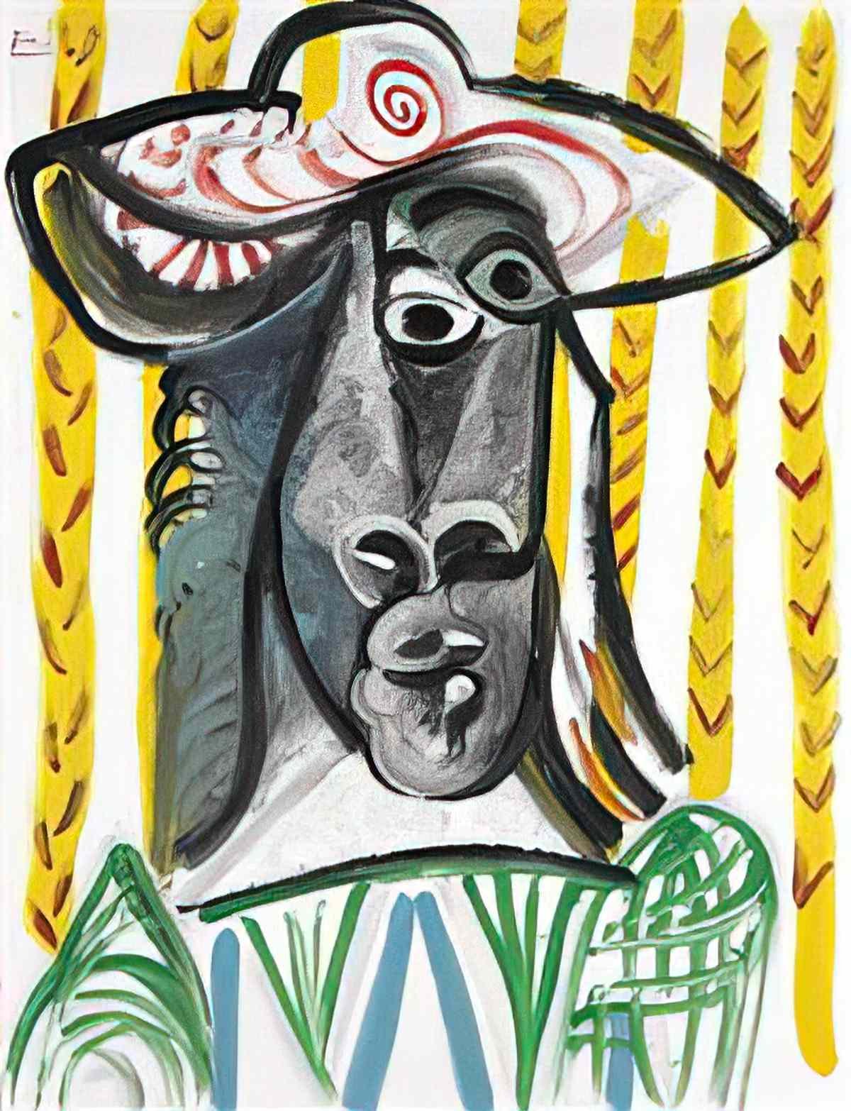 Pablo Picasso tete (2) Art A4 Photo Print