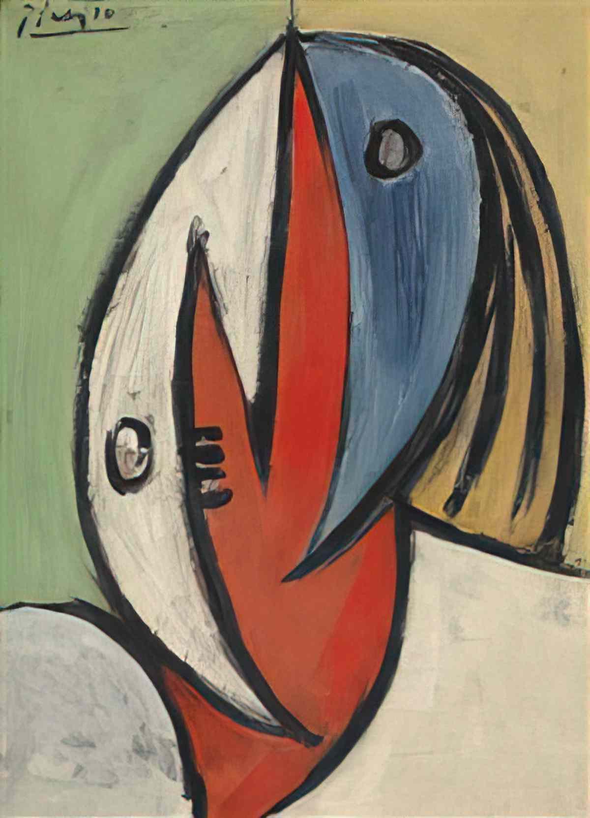 Pablo Picasso tete (4) Art A4 Photo Print