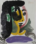 Pablo Picasso tete de femme (40) Art A4 Photo Print