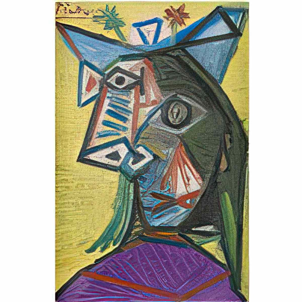 Pablo Picasso tete de femme (dora maar) Art A4 Photo Print