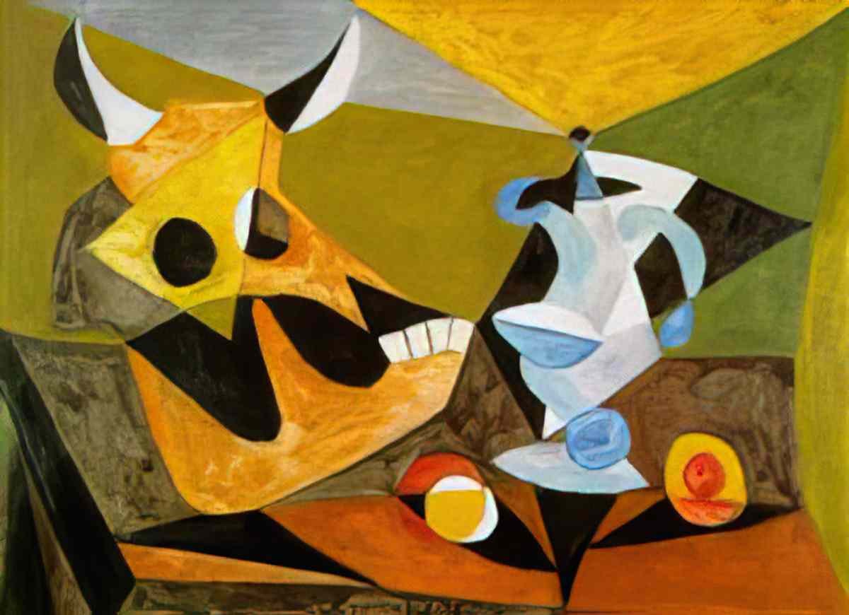 Pablo Picasso tete de taureau Art A4 Photo Print