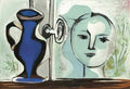 Pablo Picasso tete devant la fenetre Art A4 Photo Print