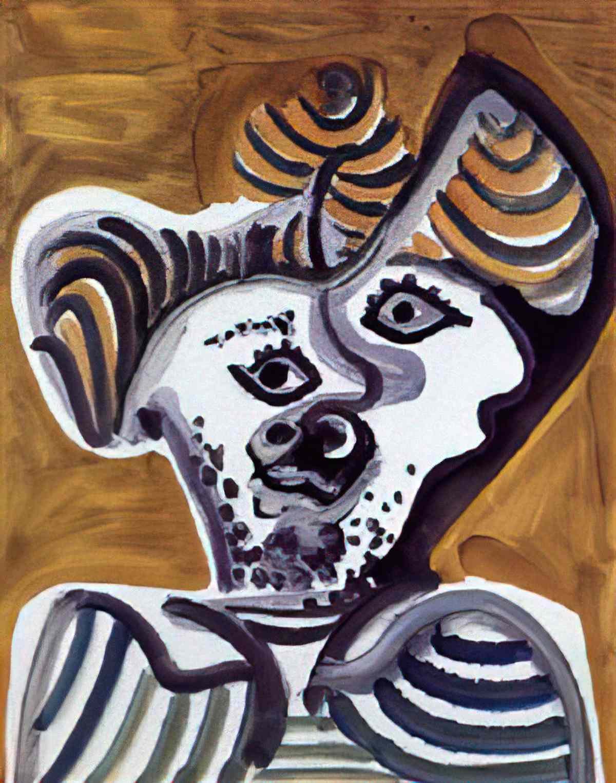 Pablo Picasso tete dhomme Art A4 Photo Print