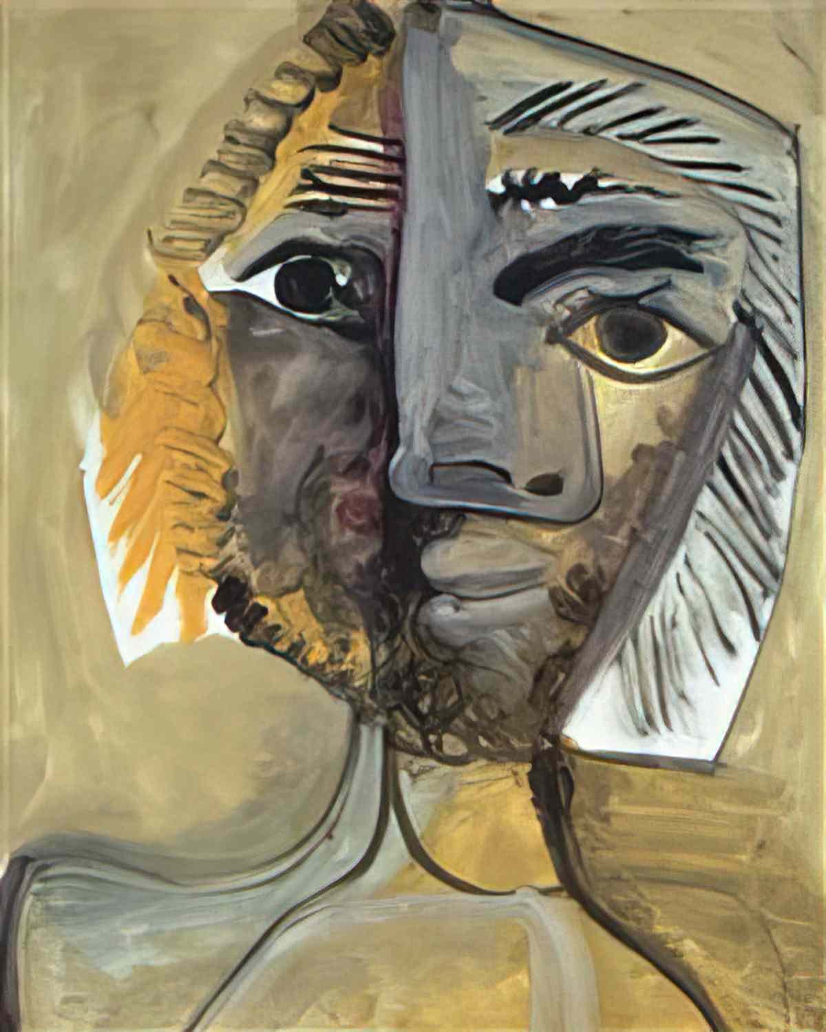 Pablo Picasso tete dhomme (10) Art A4 Photo Print