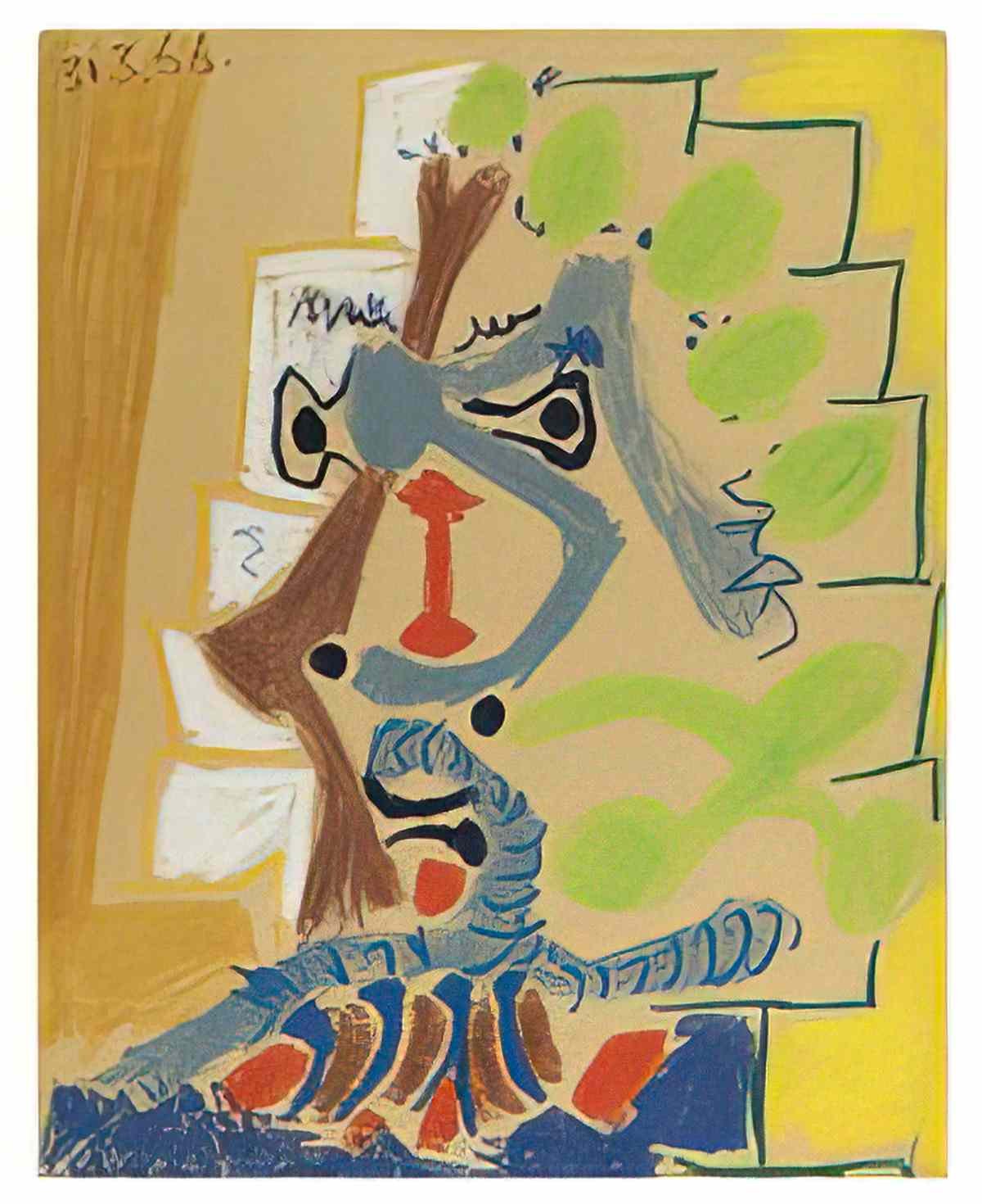 Pablo Picasso tete dhomme (13) Art A4 Photo Print