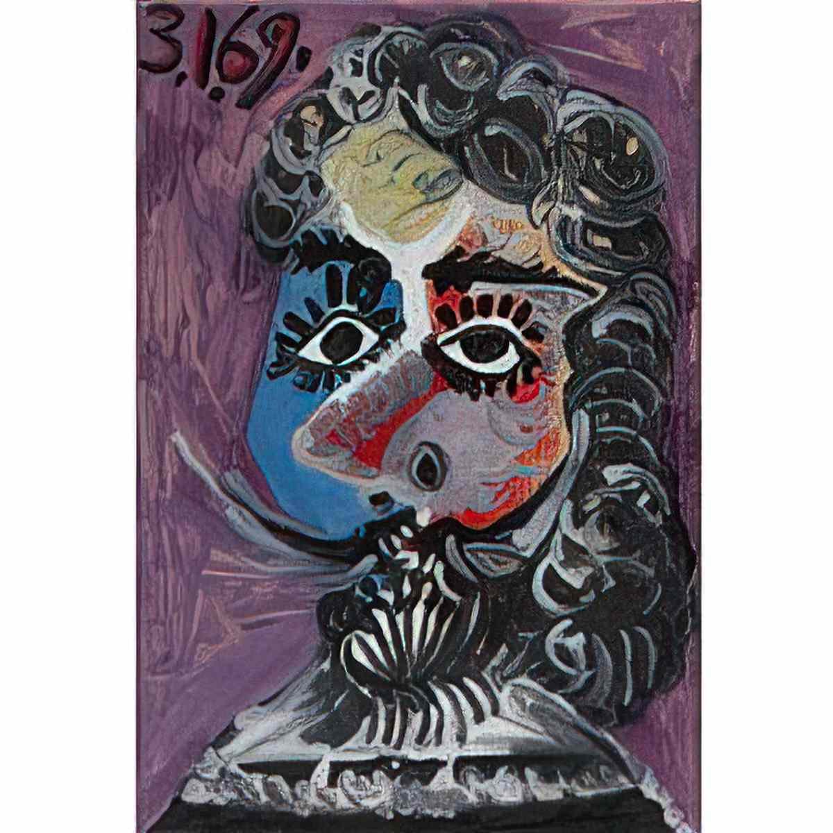 Pablo Picasso tete dhomme (16) Art A4 Photo Print