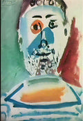 Pablo Picasso tete dhomme ii (2) Art A4 Photo Print
