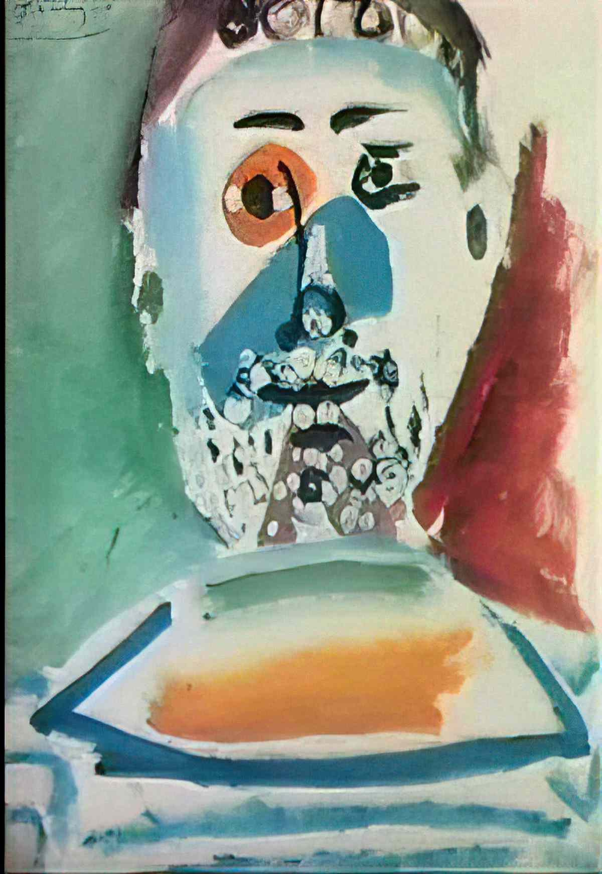 Pablo Picasso tete dhomme ii (2) Art A4 Photo Print