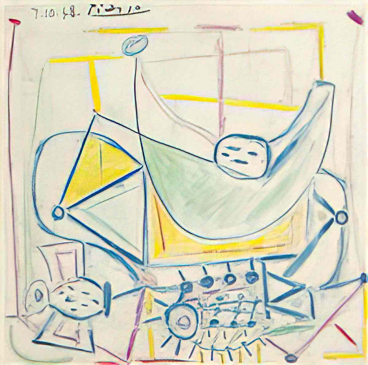 Pablo Picasso tranche de melon Art A4 Photo Print