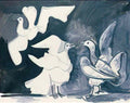 Pablo Picasso trois pigeons Art A4 Photo Print